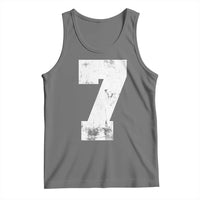 Number 7 Tank Top Matching 67 Meme 7th Birthday 7 Years - Wonder Print Shop