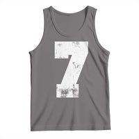 Number 7 Tank Top Matching 67 Meme 7th Birthday 7 Years - Wonder Print Shop
