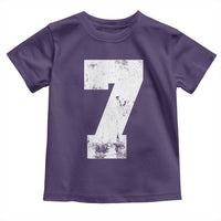 Number 7 Toddler T Shirt Matching 67 Meme 7th Birthday 7 Years - Wonder Print Shop