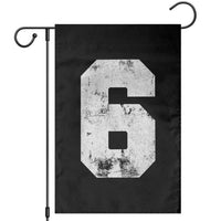 Number 6 Garden Flag Matching 67 Meme 6th Birthday 6 Years - Wonder Print Shop