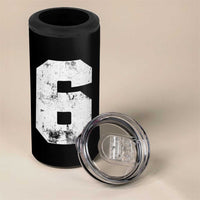Number 6 4 in 1 Can Cooler Tumbler Matching 67 Meme 6th Birthday 6 Years - Wonder Print Shop