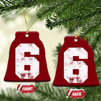 Number 6 Ceramic Ornament Matching 67 Meme 6th Birthday 6 Years - Wonder Print Shop