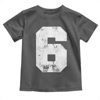 Number 6 Toddler T Shirt Matching 67 Meme 6th Birthday 6 Years - Wonder Print Shop