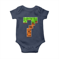 Number 7 Baby Onesie Game Matching 67 Meme Costume 7th Birthday 7 Years - Wonder Print Shop