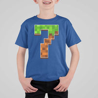 Number 7 T Shirt For Kid Game Matching 67 Meme Costume 7th Birthday 7 Years - Wonder Print Shop