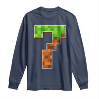 Number 7 Long Sleeve Shirt Game Matching 67 Meme Costume 7th Birthday 7 Years - Wonder Print Shop