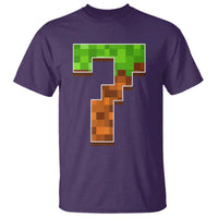 Number 7 T Shirt Game Matching 67 Meme Costume 7th Birthday 7 Years - Wonder Print Shop
