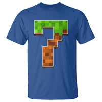 Number 7 T Shirt Game Matching 67 Meme Costume 7th Birthday 7 Years - Wonder Print Shop