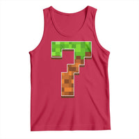 Number 7 Tank Top Game Matching 67 Meme Costume 7th Birthday 7 Years - Wonder Print Shop