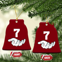 Number 7 Ceramic Ornament Matching 67 Meme Costume 7th Birthday 7 Years - Wonder Print Shop