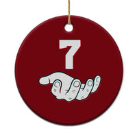 Number 7 Ceramic Ornament Matching 67 Meme Costume 7th Birthday 7 Years - Wonder Print Shop