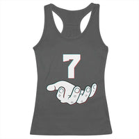 Number 7 Racerback Tank Top Matching 67 Meme Costume 7th Birthday 7 Years - Wonder Print Shop