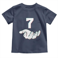 Number 7 Toddler T Shirt Matching 67 Meme Costume 7th Birthday 7 Years - Wonder Print Shop