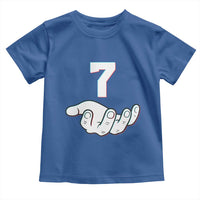 Number 7 Toddler T Shirt Matching 67 Meme Costume 7th Birthday 7 Years - Wonder Print Shop