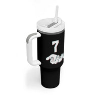 Number 7 Tumbler With Handle Matching 67 Meme Costume 7th Birthday 7 Years - Wonder Print Shop