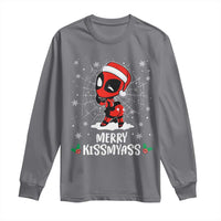 Funny Christmas Long Sleeve Shirt Merry Kissmyass Cute Spider-Women Santa Sarcastic Xmas