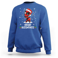 Funny Christmas Sweatshirt Merry Kissmyass Cute Spider-Women Santa Sarcastic Xmas - Wonder Print Shop