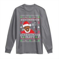 Funny Christmas Long Sleeve Shirt Funny Ain't No Party Like a Diddy Party Ugly Christmas Sweater