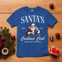 Funny Christmas T Shirt Santas Cocktail Club Christmas Espresso Martini Dirty Martini - Wonder Print Shop
