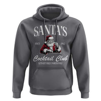 Funny Christmas Hoodie Santas Cocktail Club Christmas Espresso Martini Dirty Martini