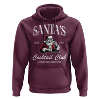 Funny Christmas Hoodie Santas Cocktail Club Christmas Espresso Martini Dirty Martini