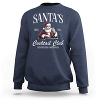 Funny Christmas Sweatshirt Santas Cocktail Club Christmas Espresso Martini Dirty Martini - Wonder Print Shop