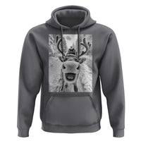 Funny Reindeer Selfie Christmas Hoodie