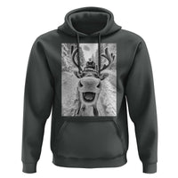 Funny Reindeer Selfie Christmas Hoodie