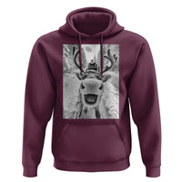 Funny Reindeer Selfie Christmas Hoodie
