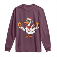 67 Christmas Silly Goose Long Sleeve Shirt 6 7 Meme Funny Six Seven Gen Alpha Slang - Wonder Print Shop