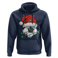 Soccer Christmas Hoodie Santa Hat Sports Xmas Pajamas - Wonder Print Shop