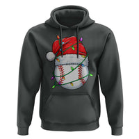 Christmas Baseball Hoodie Santa Hat Sports Men Boys Xmas Pajamas - Wonder Print Shop