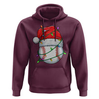 Christmas Baseball Hoodie Santa Hat Sports Men Boys Xmas Pajamas - Wonder Print Shop
