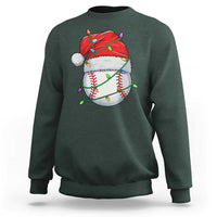 Christmas Baseball Sweatshirt Santa Hat Sports Men Boys Xmas Pajamas - Wonder Print Shop