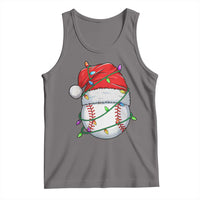 Christmas Baseball Tank Top Santa Hat Sports Men Boys Xmas Pajamas - Wonder Print Shop