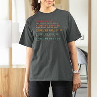 Retro Vintage Things We Did Didnt Want Will Wont Do T Shirt For Women - Wonder Print Shop