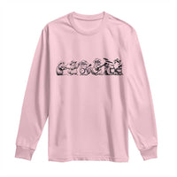 Animal Band Long Sleeve Shirt Funny Forest Animals Playing Instruments Vintage Music Lovers - Wonder Print Shop