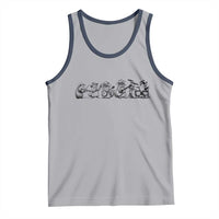 Animal Band Tank Top Funny Forest Animals Playing Instruments Vintage Music Lovers - Wonder Print Shop