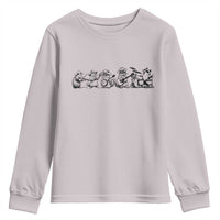 Animal Band Youth Sweatshirt Funny Forest Animals Playing Instruments Vintage Music Lovers - Wonder Print Shop