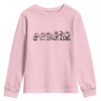 Animal Band Youth Sweatshirt Funny Forest Animals Playing Instruments Vintage Music Lovers - Wonder Print Shop