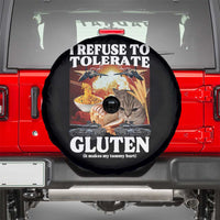 Gluten Intolerance Cat Meme Spare Tire Cover I Refuse To Tolerate Gluten