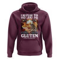 Gluten Intolerance Cat Meme Hoodie I Refuse To Tolerate Gluten