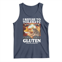 Gluten Intolerance Cat Meme Tank Top I Refuse To Tolerate Gluten