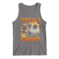 Tummy Ache Survivor Raccoon Meme Tank Top