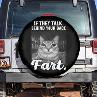 If They Talk Behind Your Back Fart Spare Tire Cover Cat Meme Funny Oddly Specific