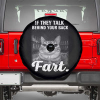 If They Talk Behind Your Back Fart Spare Tire Cover Cat Meme Funny Oddly Specific