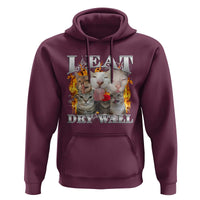 Funny Cat Meme Bootleg Graphic Hoodie I Eat Drywall Funny Weird Cursed Internet Memes