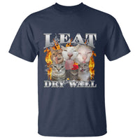 Funny Cat Meme Bootleg Graphic T Shirt I Eat Drywall Funny Weird Cursed Internet Memes