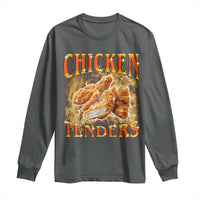 Funny Chicken Tenders Long Sleeve Shirt Funny Foodie Vintage 90s Bootleg Rap