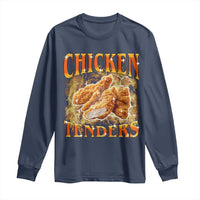Funny Chicken Tenders Long Sleeve Shirt Funny Foodie Vintage 90s Bootleg Rap
